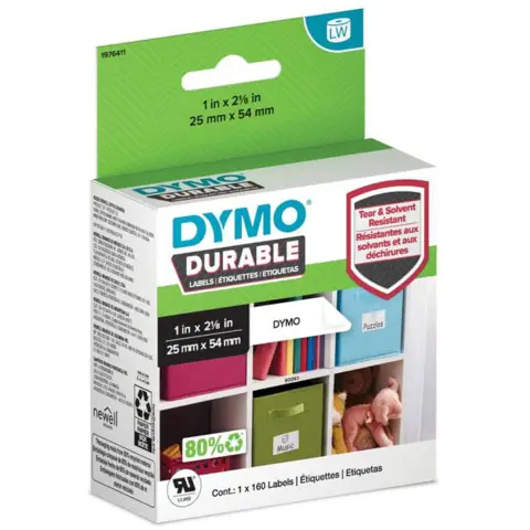 Dymo etykieta do drukarek LW | Etykieta wielofunkcyjna | 25mm/54mm | 160 etykiet